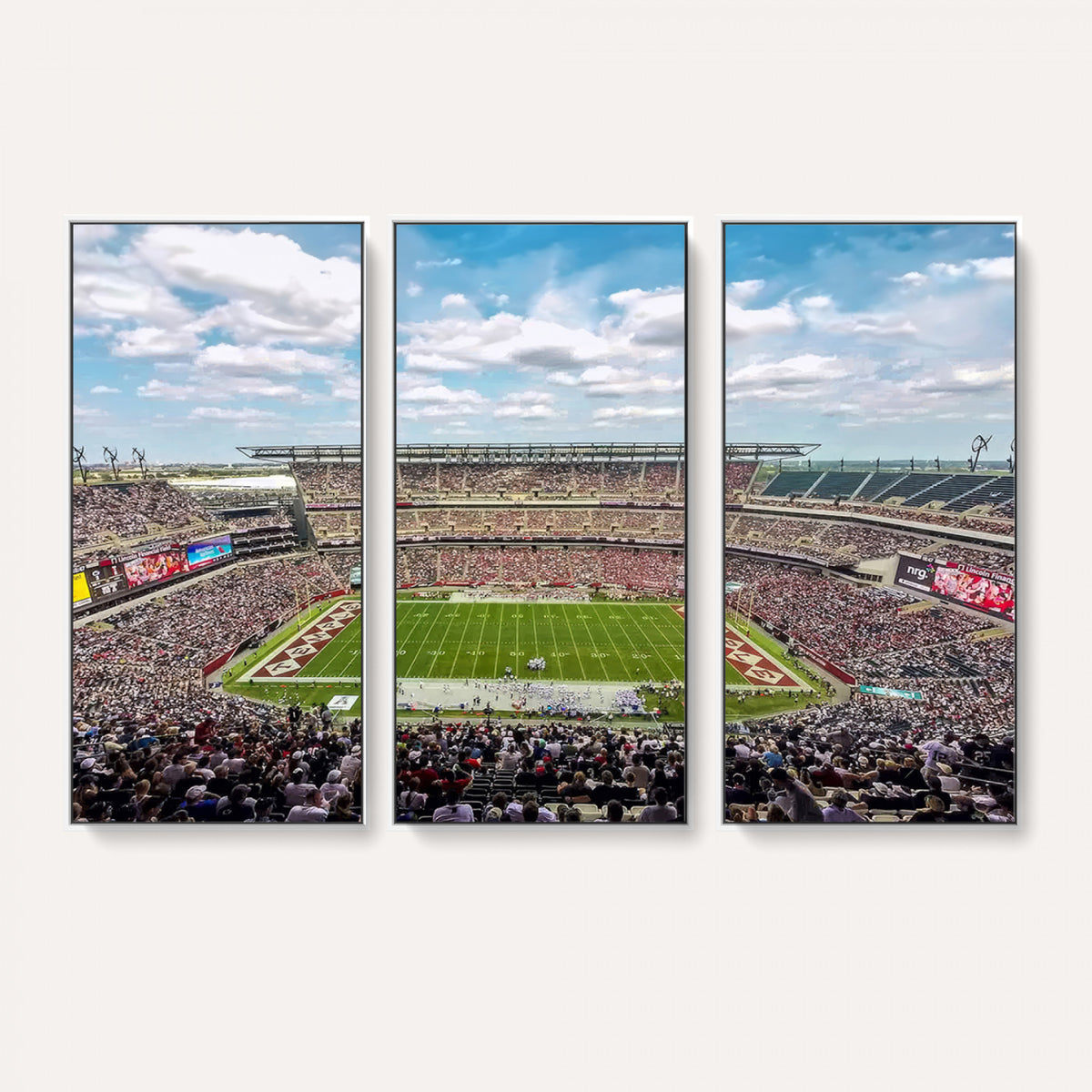 29243-PAN-FL-20X10 - The Temple University Owls Athletics Team Print - Philadelphia Lincoln Financial Field Stadium Wall