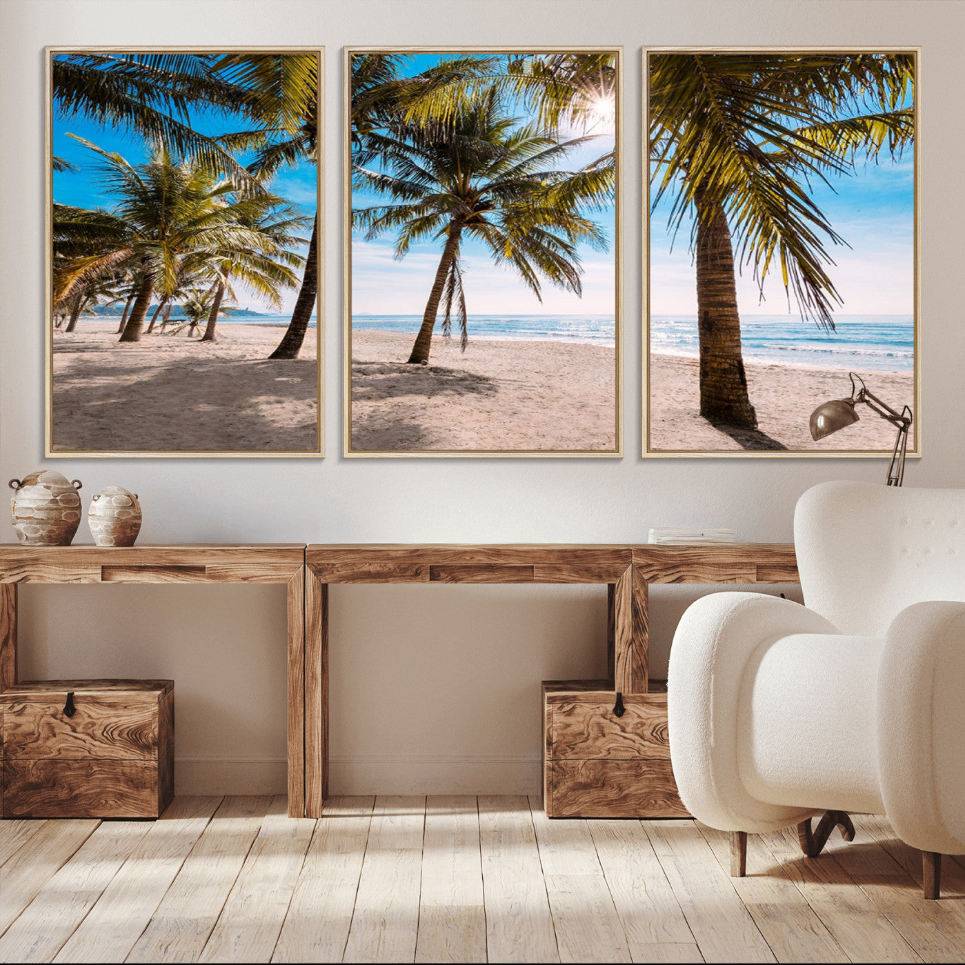 98175-MGV-CV-36X24-Palm Beach Tropical Island Wall Art Canvas Print