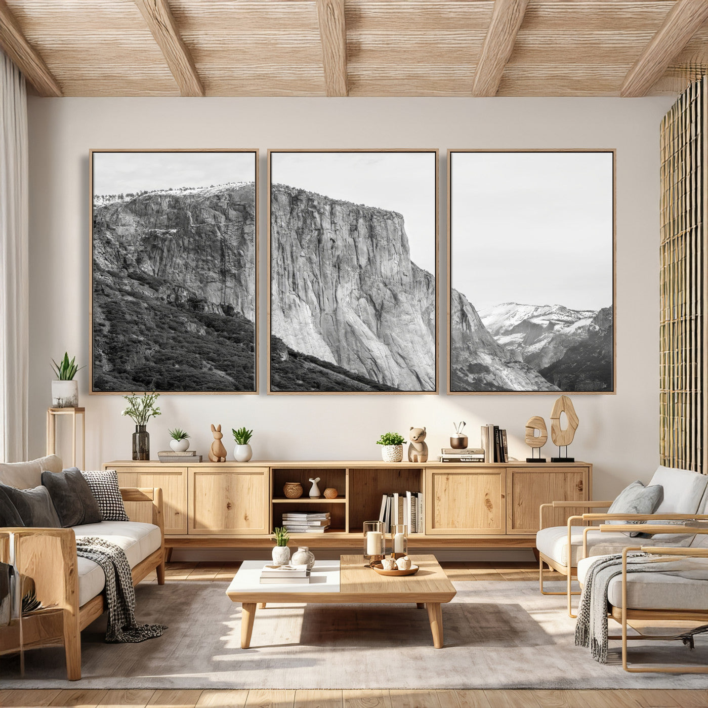 39393420-MGV-CV-36X24 - El Capitan Yosemite Mountain Wall Art – Yosemite Cliff Canvas Print, Rugged Terrain and Timeless Wilderness Decor for Office, Living Room or Cabin