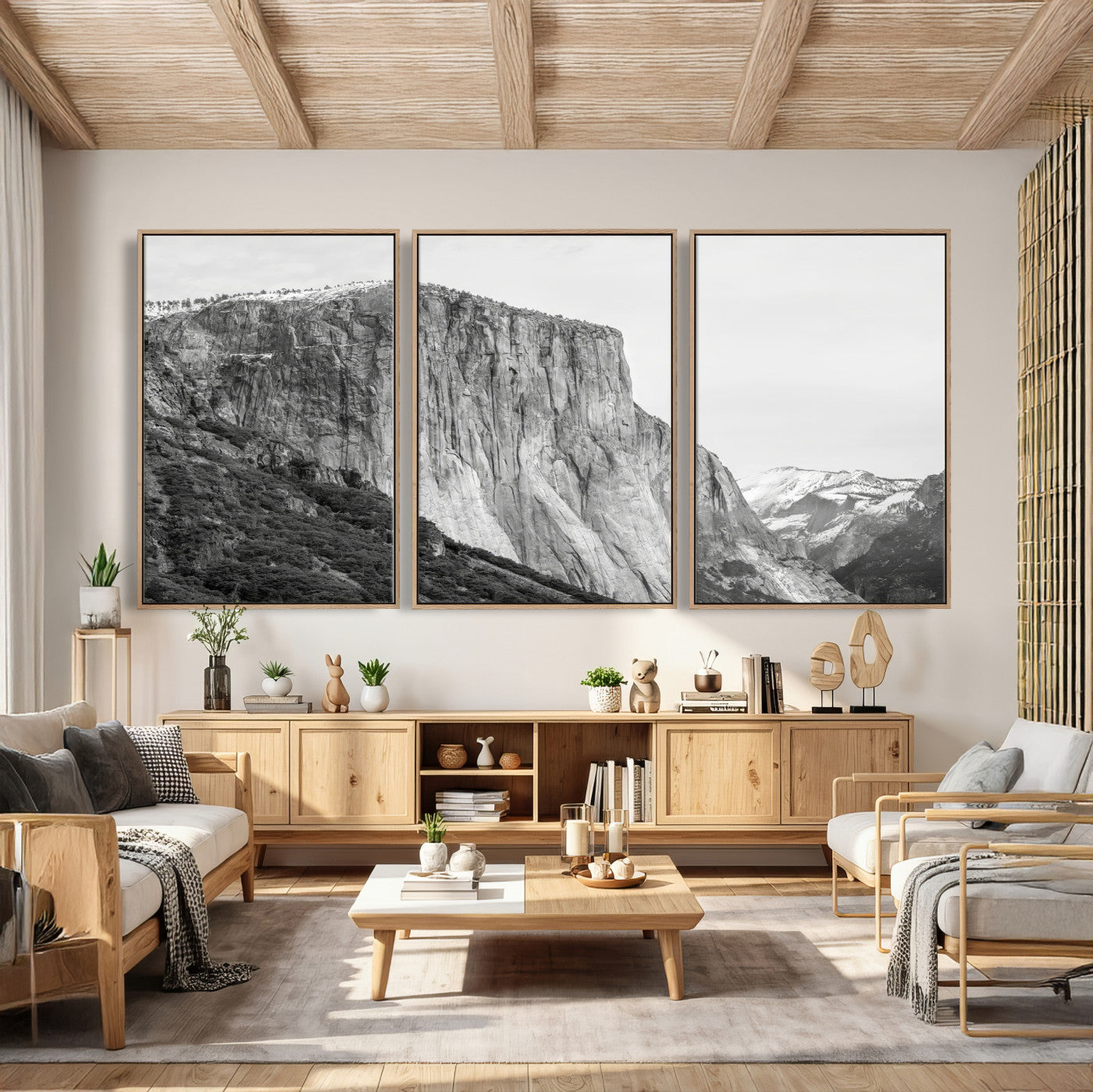 39393420-MGV-CV-36X24 - El Capitan Yosemite Mountain Wall Art – Yosemite Cliff Canvas Print, Rugged Terrain and Timeless Wilderness Decor for Office, Living Room or Cabin
