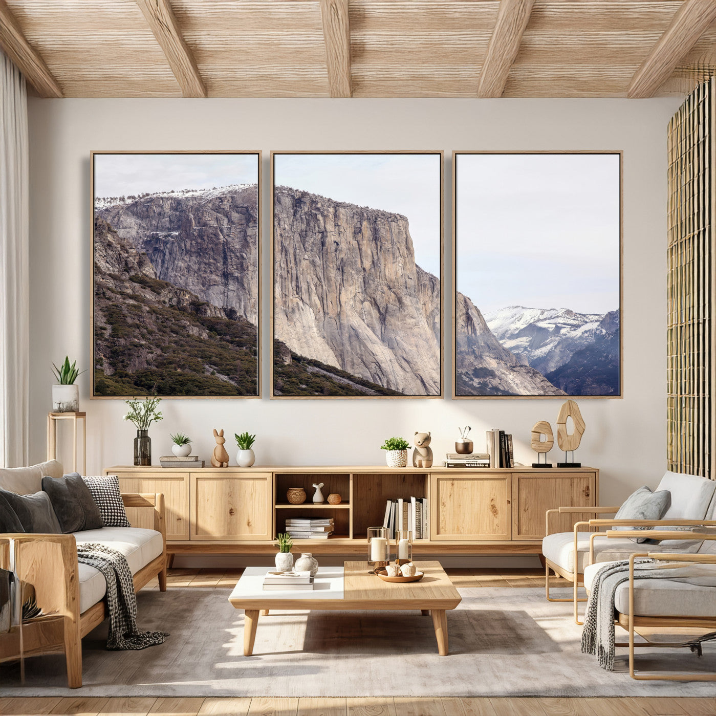 74506434-MGV-CV-36X24 - El Capitan Yosemite Mountain Wall Art – Yosemite Cliff Canvas Print, Rugged Terrain and Timeless Wilderness Decor for Office, Living Room or Cabin