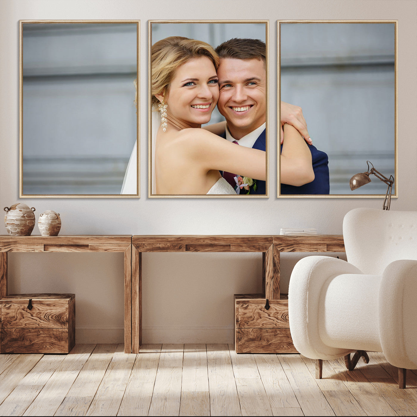 -Create Your Own Photo Framed Canvas Print - Custom Personalized Wall Art Print for Gift