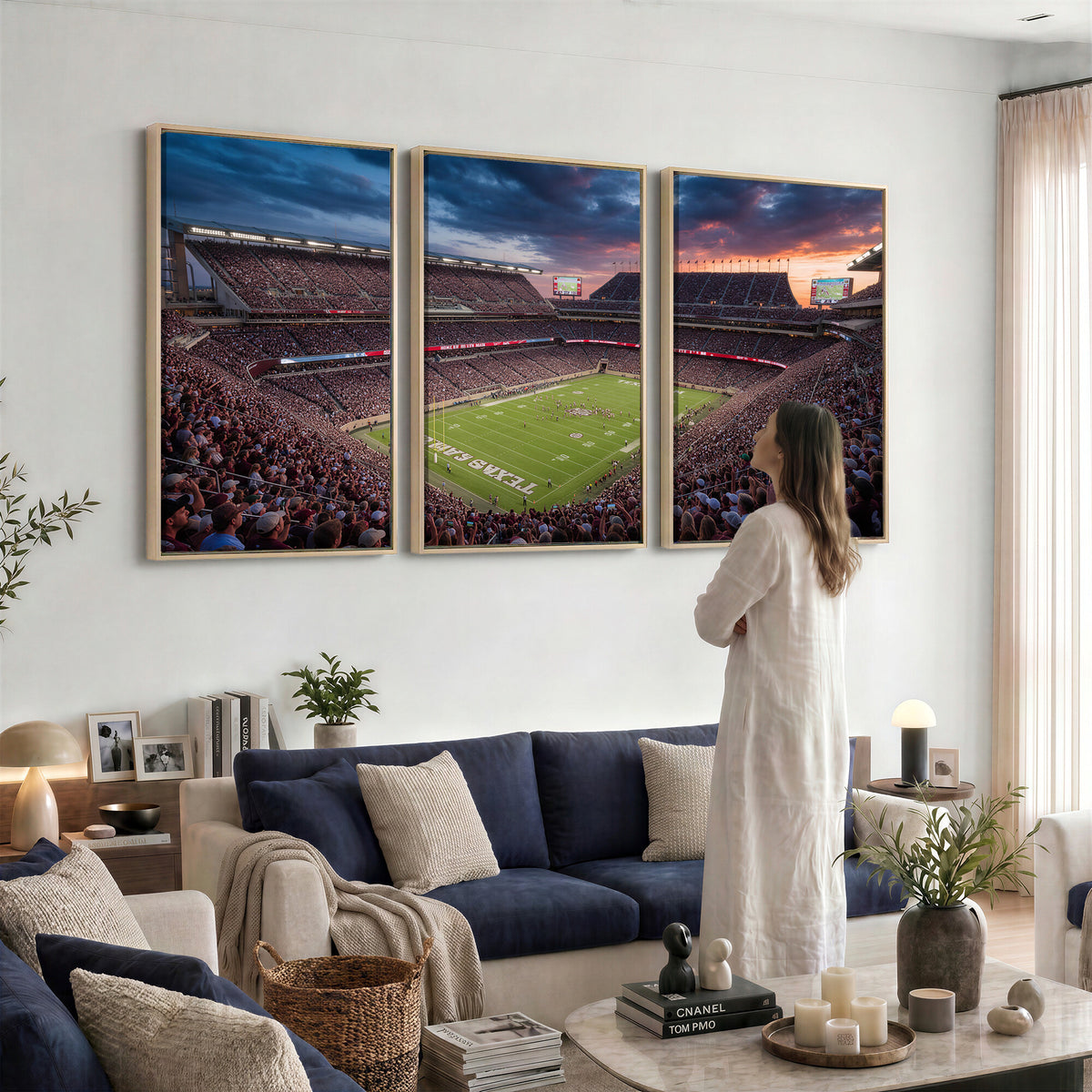 55475837-MGV-CV-36X24 - Stadium Wall Art Canvas Print