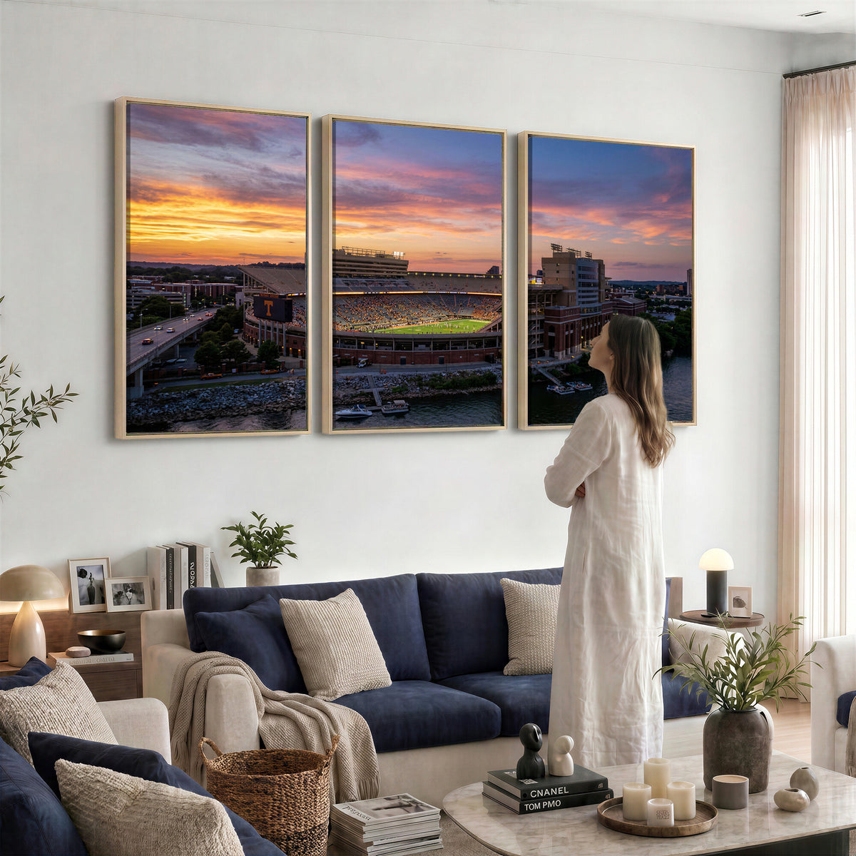 61093642-MGV-CV-36X24 - Stadium Wall Art Canvas Print
