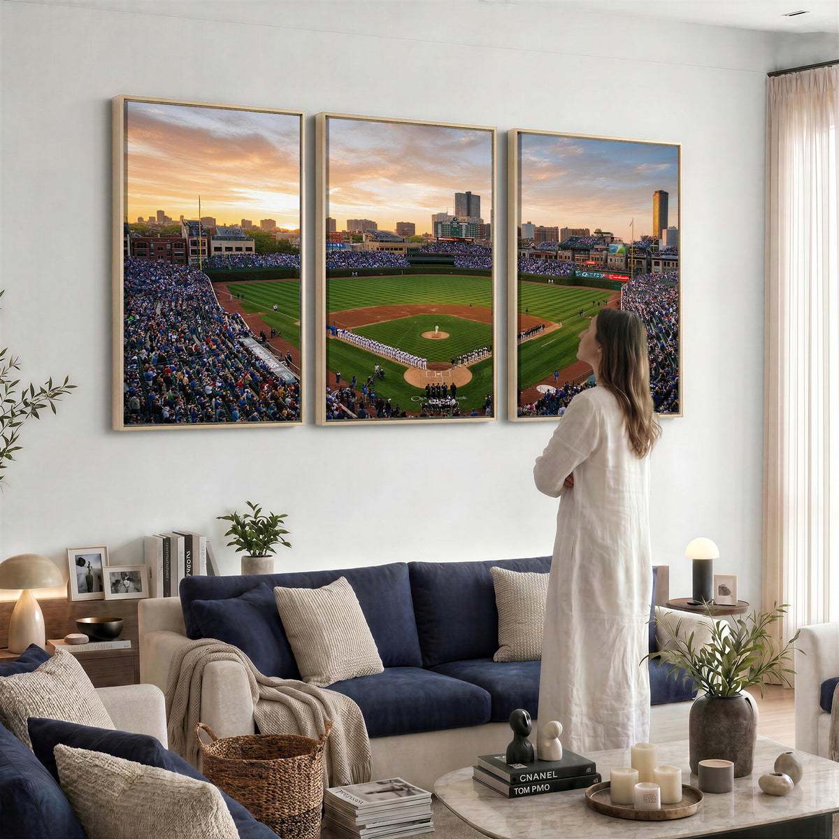76885212-MGV-CV-36X24 - Stadium Wall Art Canvas Print