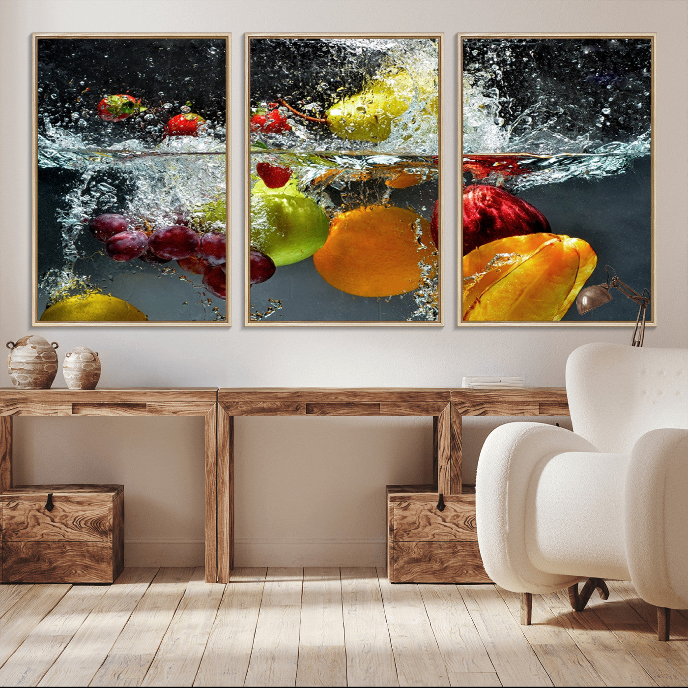 -Kithen Vegetables World Wall Art Canvas Print