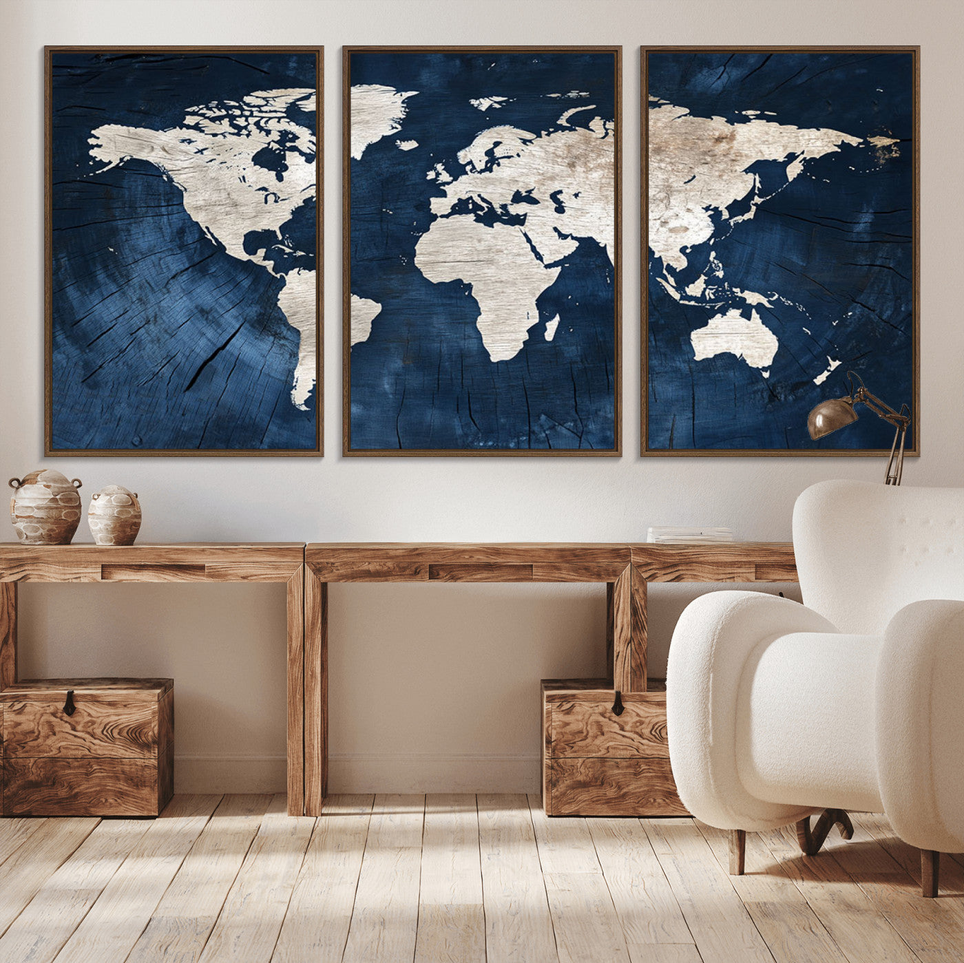 78104-MGV-CV-36X24-Push Pin World Map Canvas Print – Travel Tracker Wall Art for Couples, Perfect Anniversary Gift for Home or Office Decor