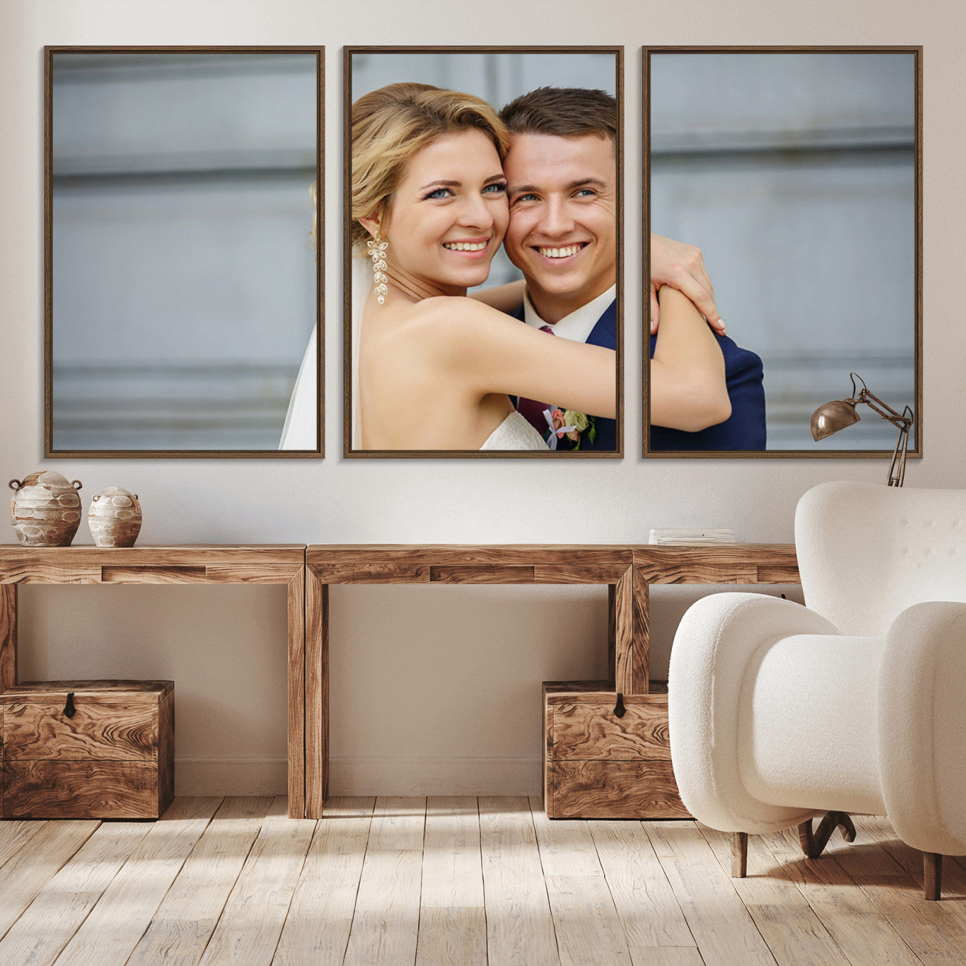 -Create Your Own Photo Framed Canvas Print - Custom Personalized Wall Art Print for Gift