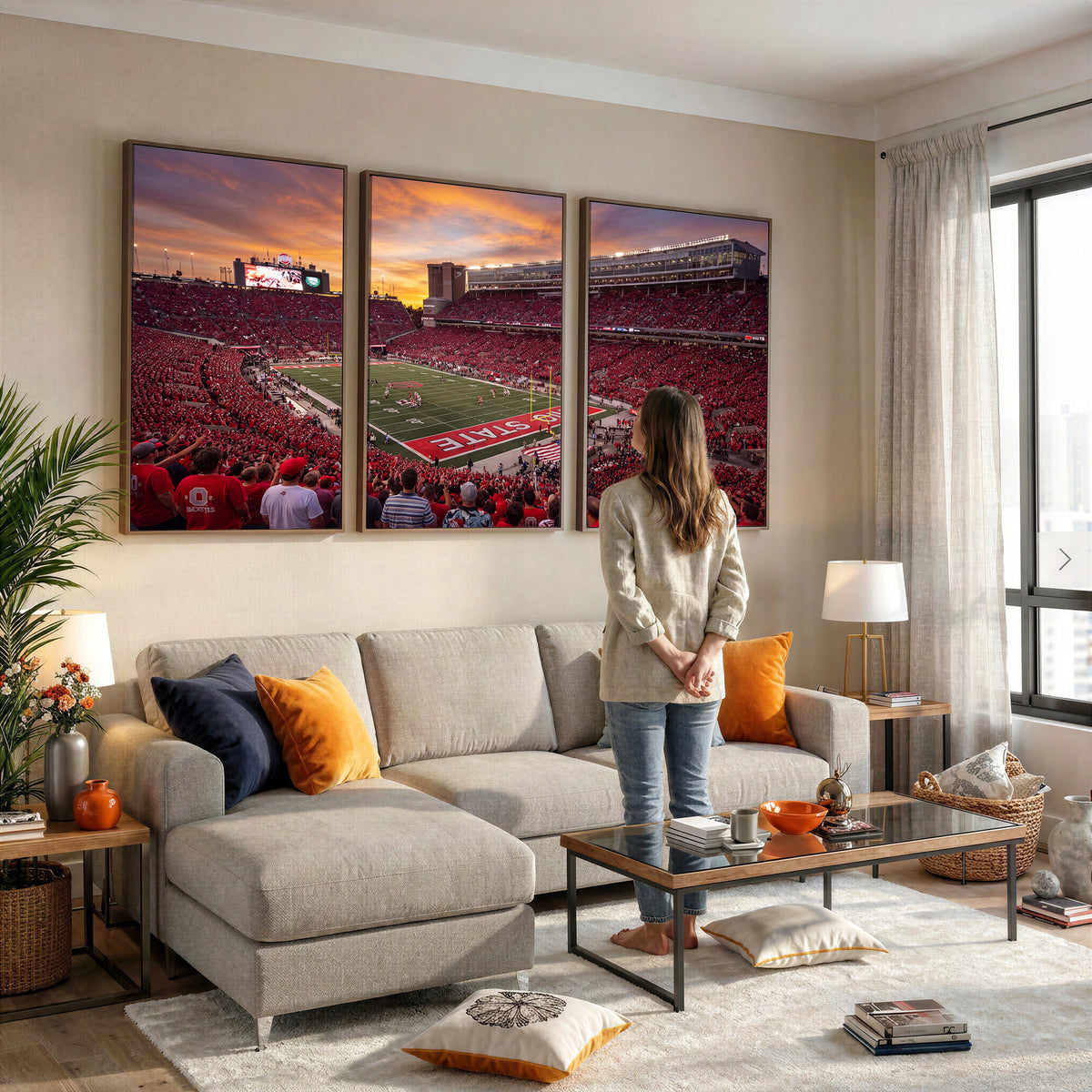 36125328-MGV-CV-36X24 - Stadium Wall Art Canvas Print