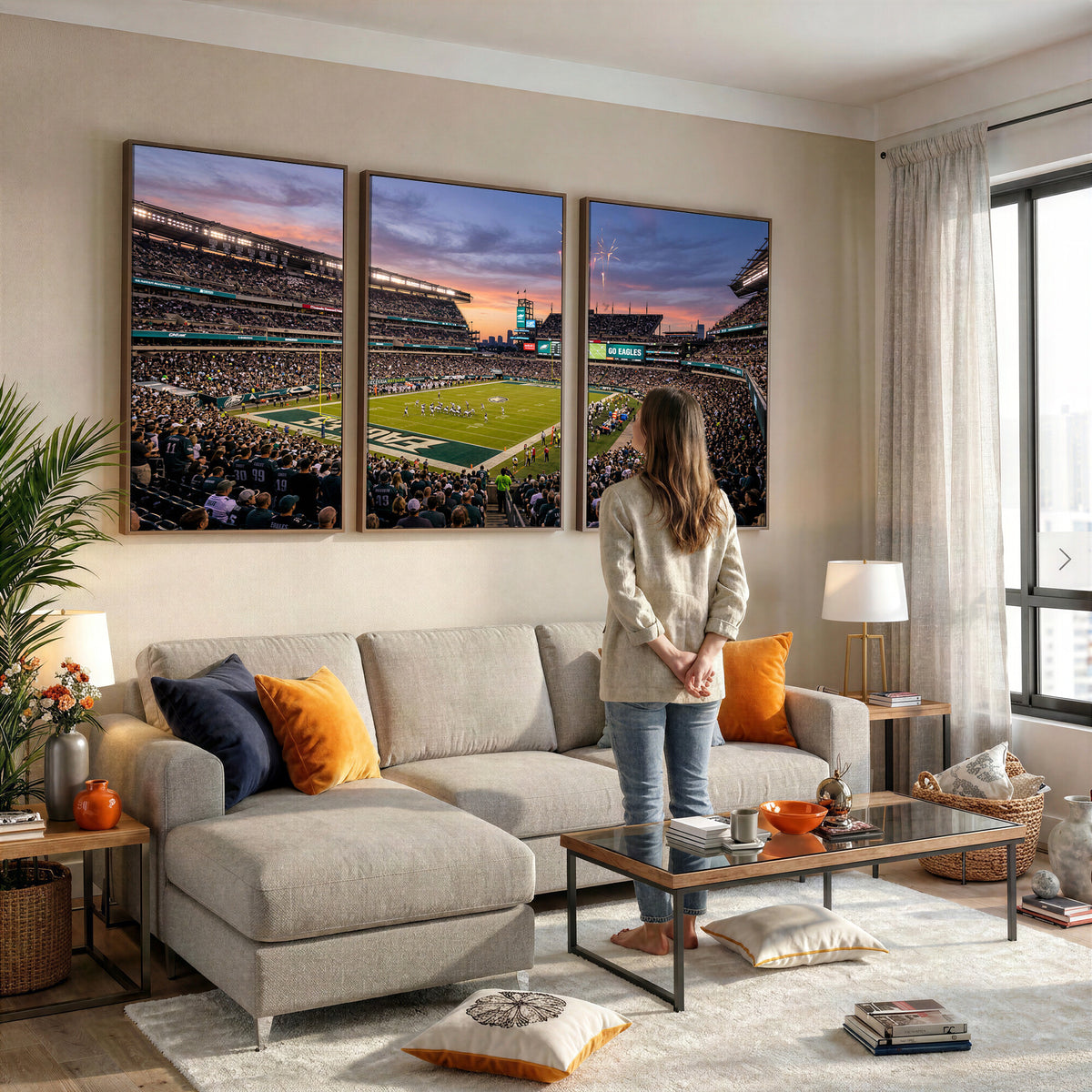 15549432-MGV-CV-36X24 - Stadium Wall Art Canvas Print