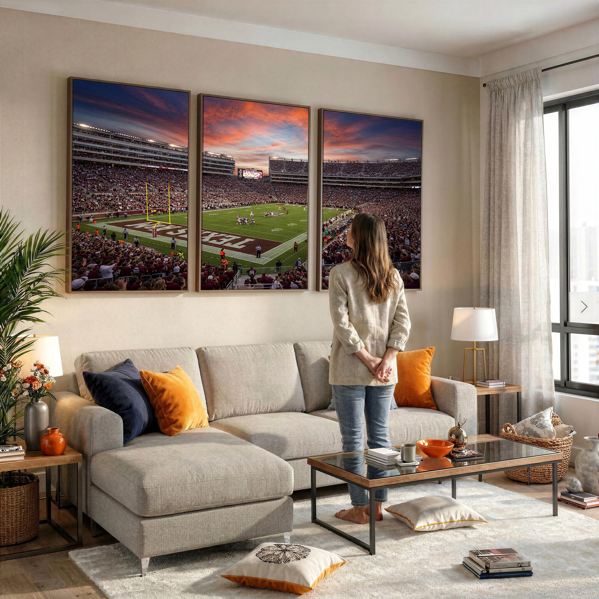 44328991-MGV-CV-36X24 - Stadium Wall Art Canvas Print