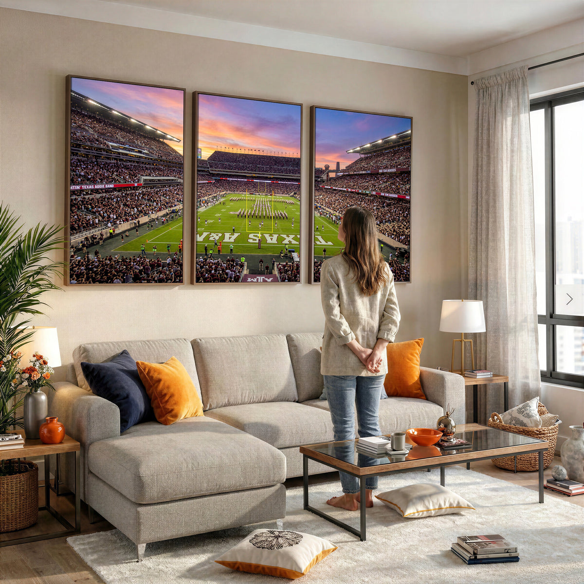 65952219-MGV-CV-36X24 - Stadium Wall Art Canvas Print