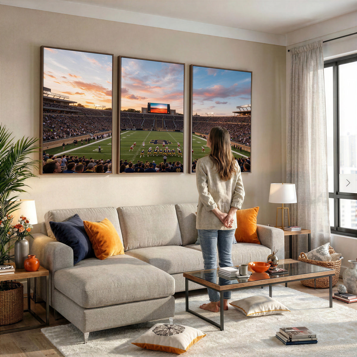 54464530-MGV-CV-36X24 - Stadium Wall Art Canvas Print