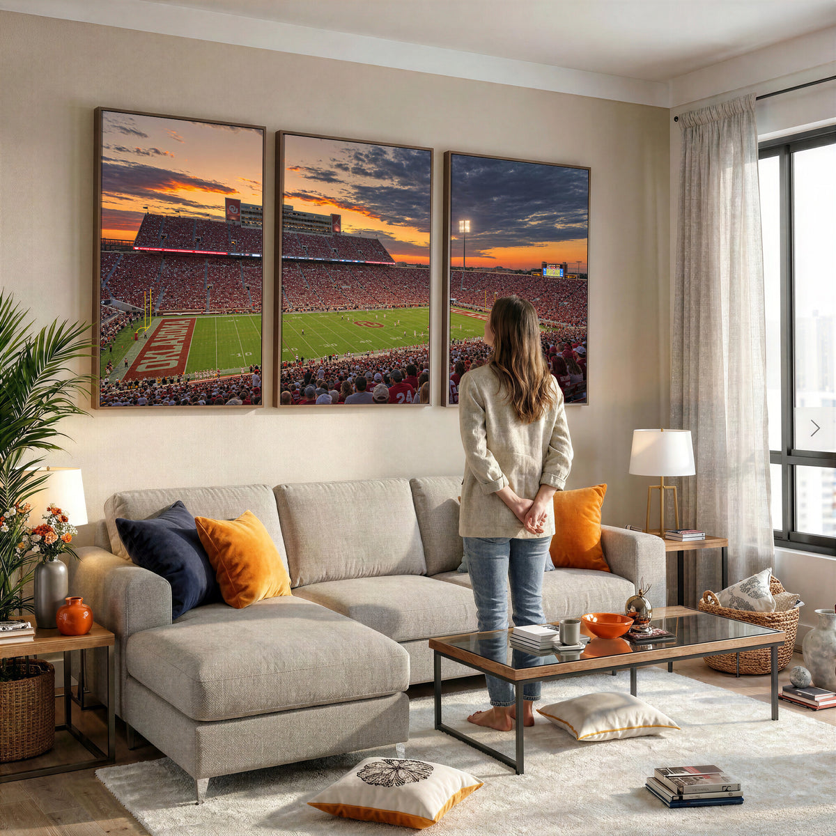 75444407-MGV-CV-36X24 - Stadium Wall Art Canvas Print