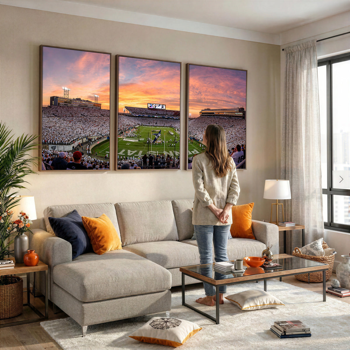53161432-MGV-CV-36X24 - Stadium Wall Art Canvas Print