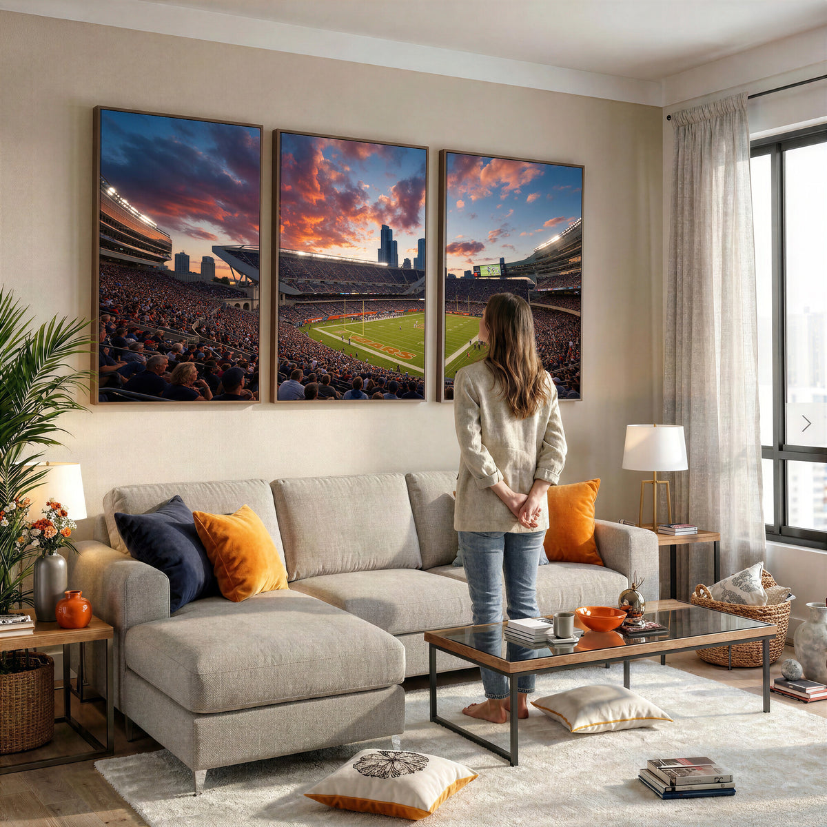 21104528-MGV-CV-36X24 - Stadium Wall Art Canvas Print
