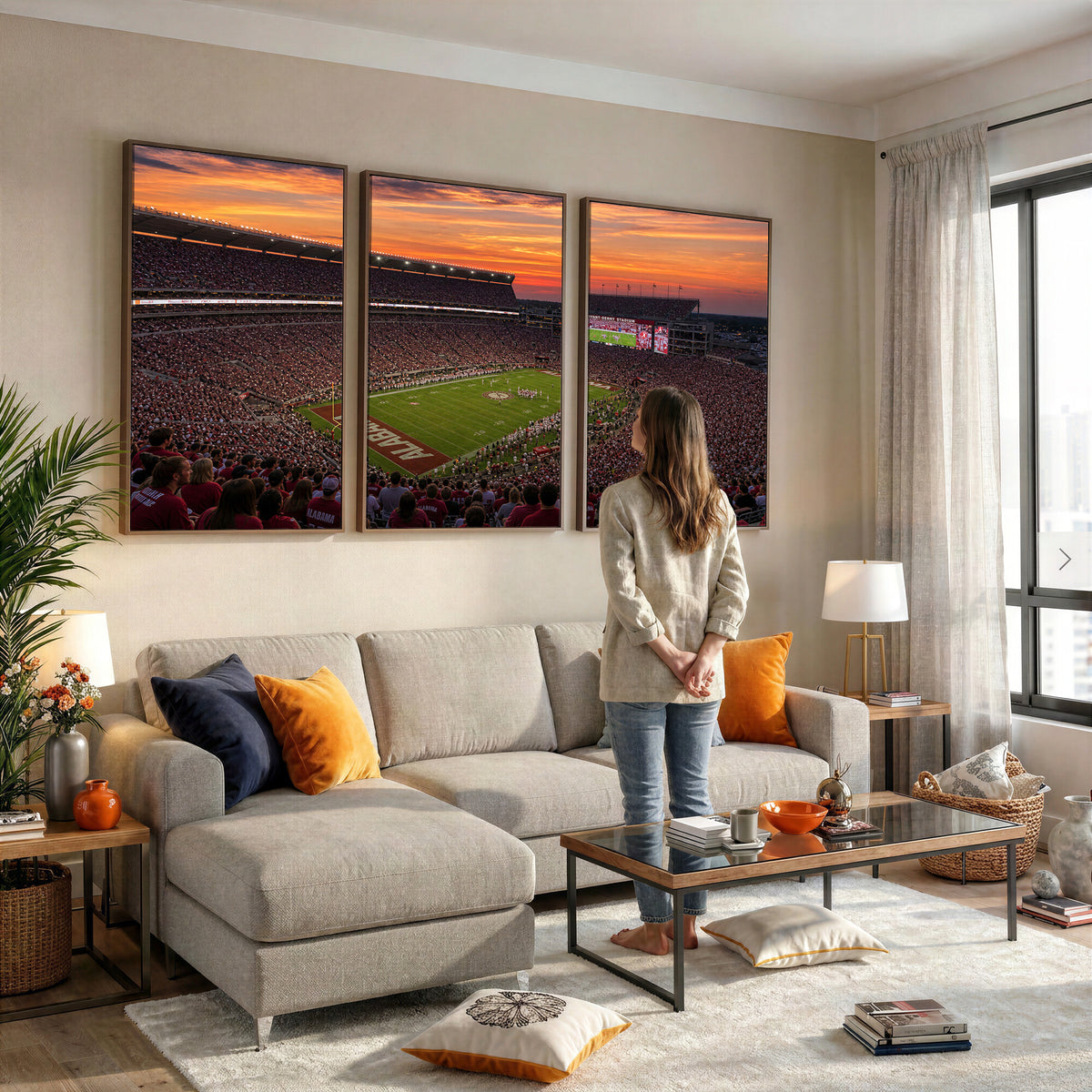 91782096-MGV-CV-36X24 - Stadium Wall Art Canvas Print