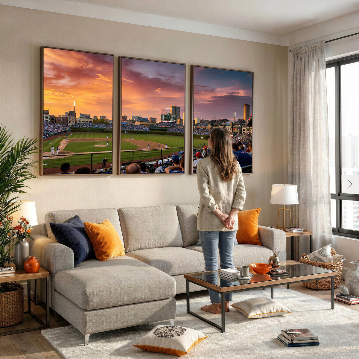 94073020-MGV-CV-36X24 - Stadium Wall Art Canvas Print