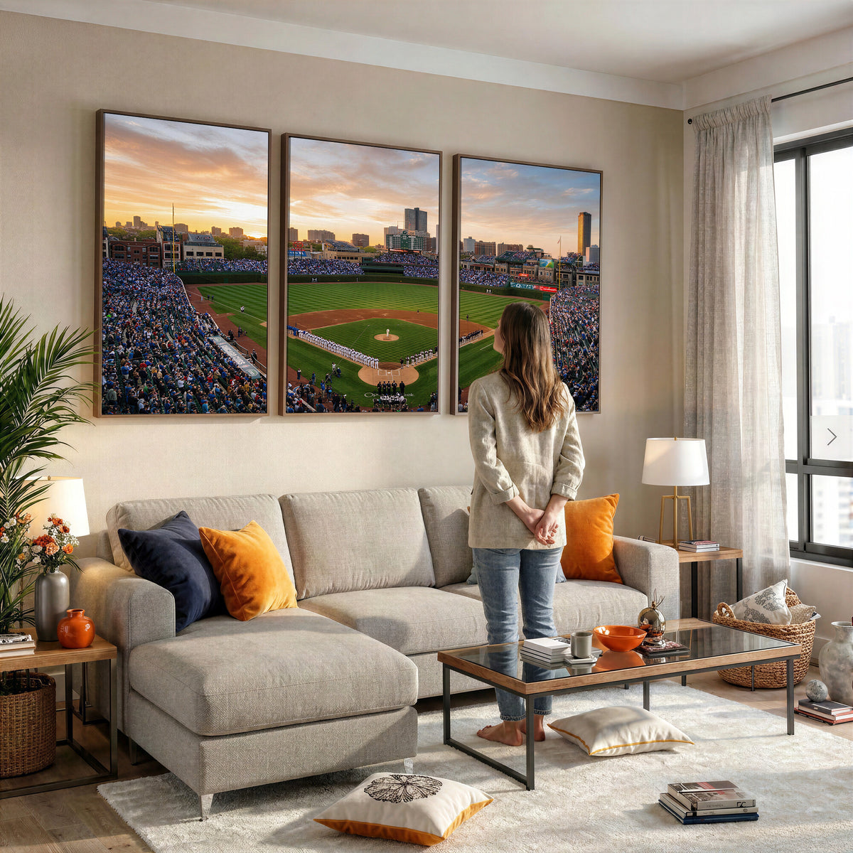 76885212-MGV-CV-36X24 - Stadium Wall Art Canvas Print