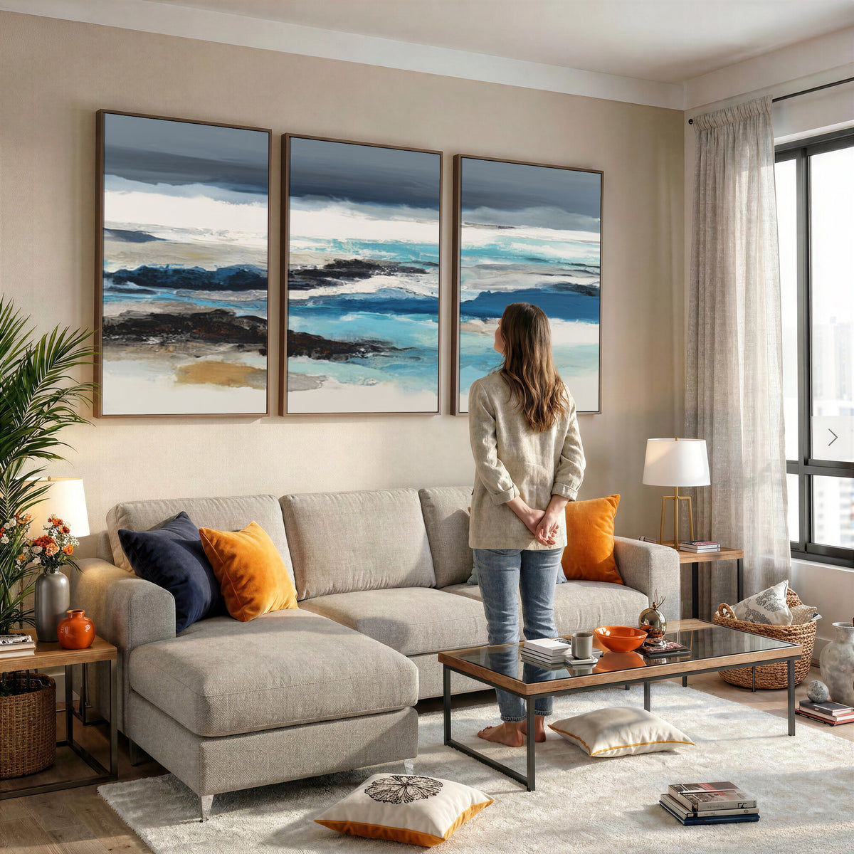 53645131-_Poster-30x20 - Extra Large Abstract Wall Art Canvas Print