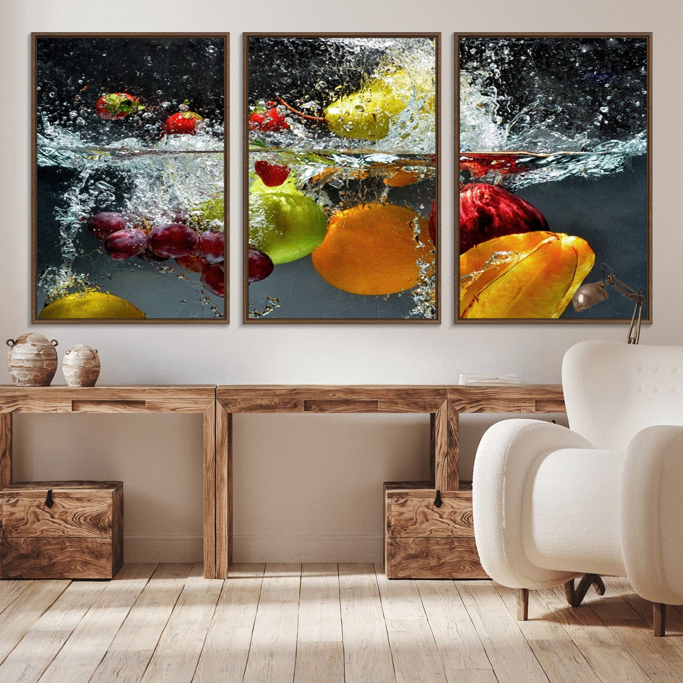 -Kithen Vegetables World Wall Art Canvas Print