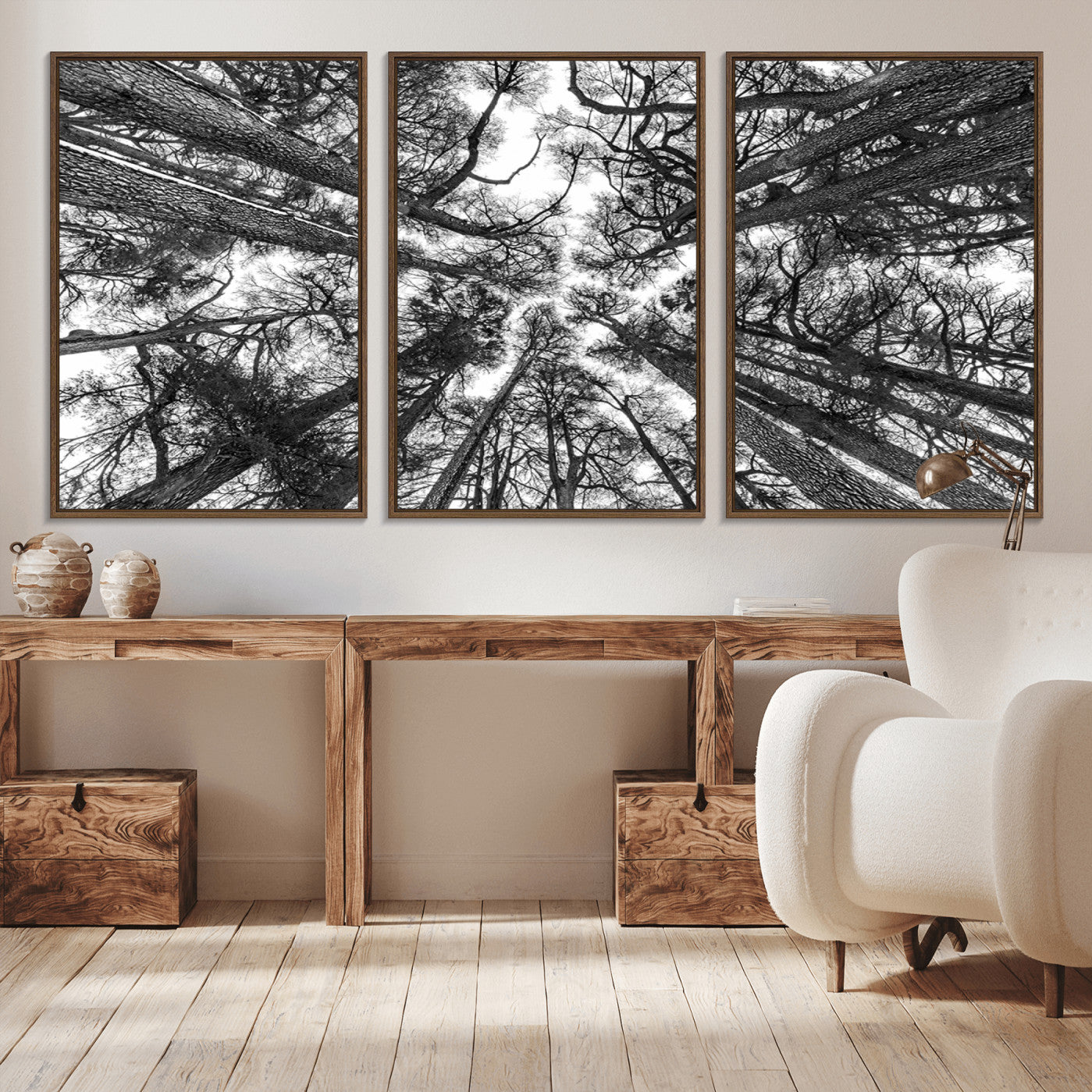 -Trees Contemporary Art Canvas Print