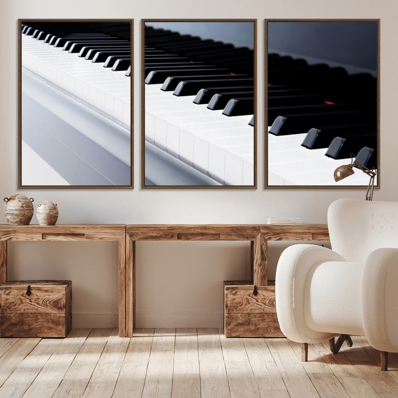 -Piano Artwork Canvas Wall Art Print