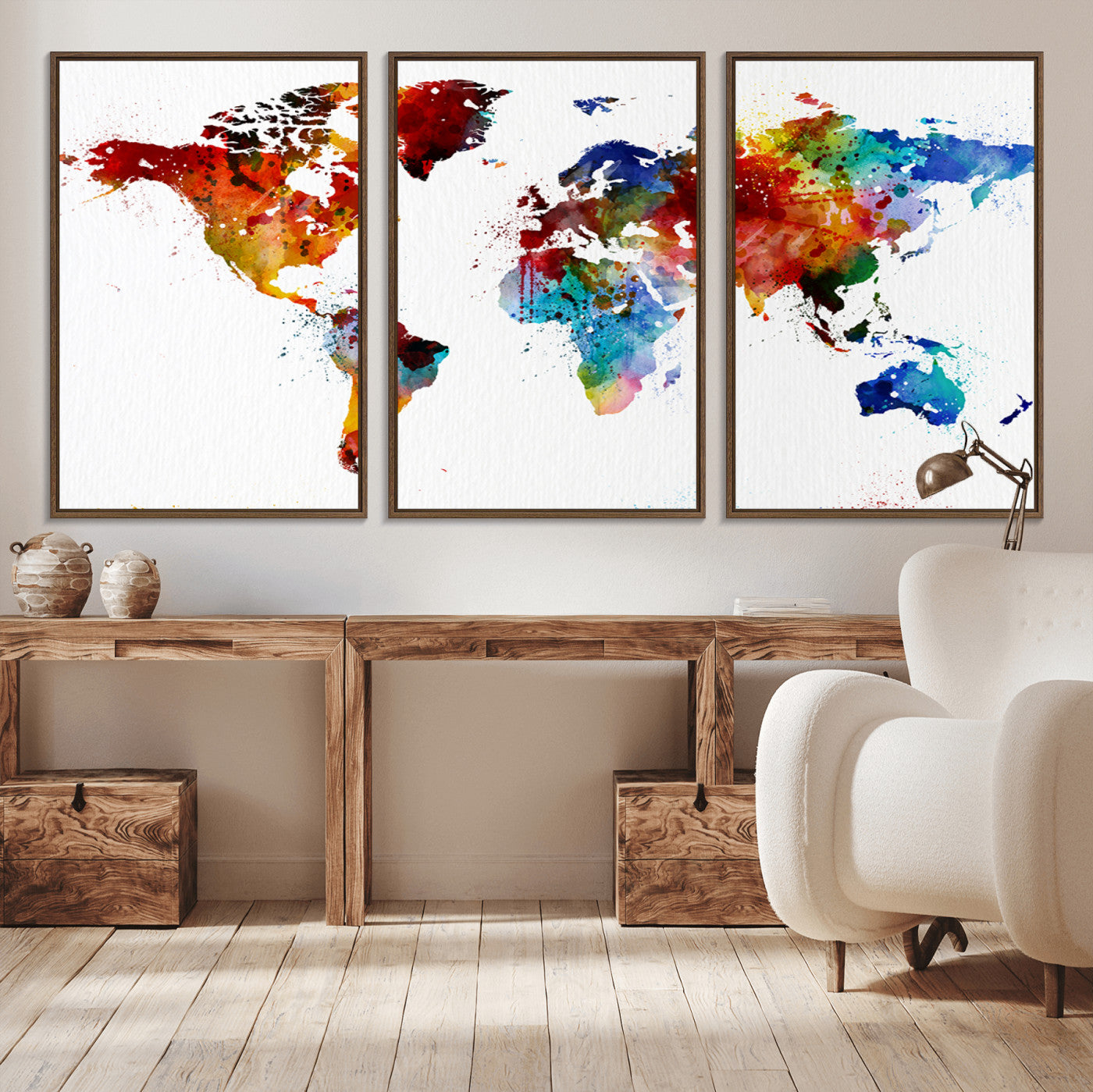 94085-MGV-CV-36X24-Push Pin World Map Canvas Print – Travel Tracker Wall Art for Couples, Perfect Anniversary Gift for Home or Office Decor