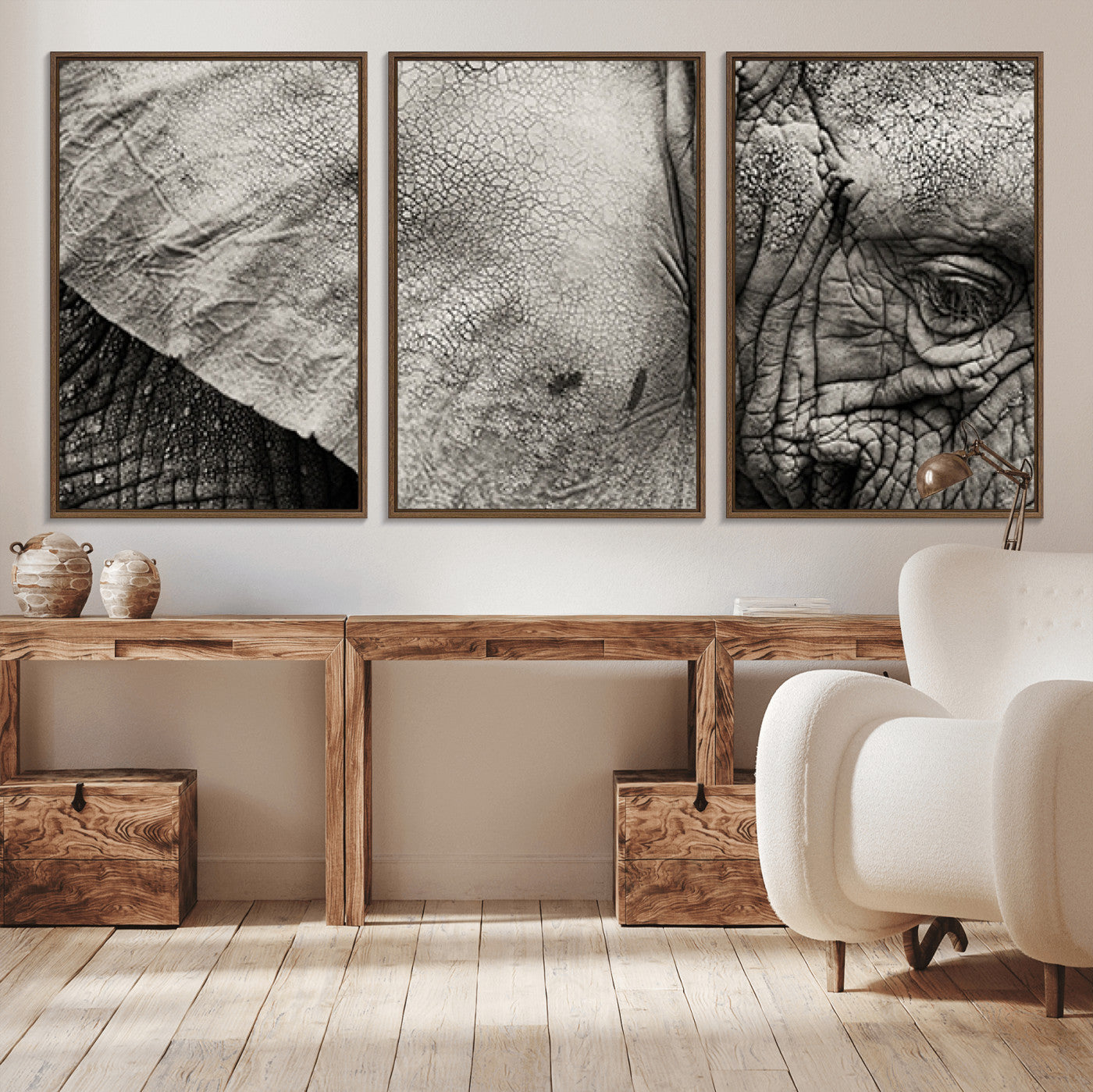 53588-MGV-CV-36X24-Elephant Wall Art Canvas Print
