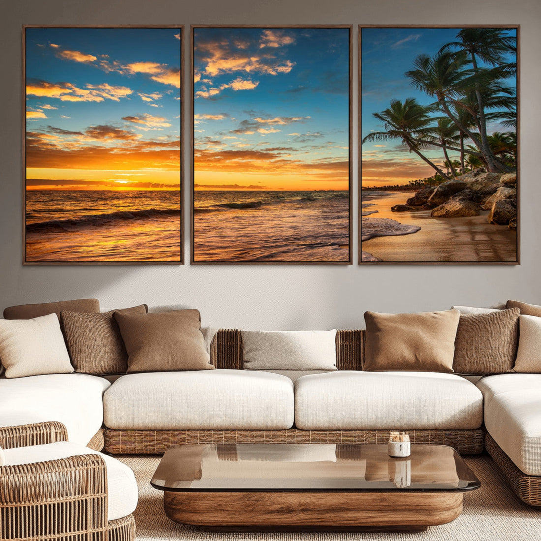 Sunset Wall Art Canvas Print