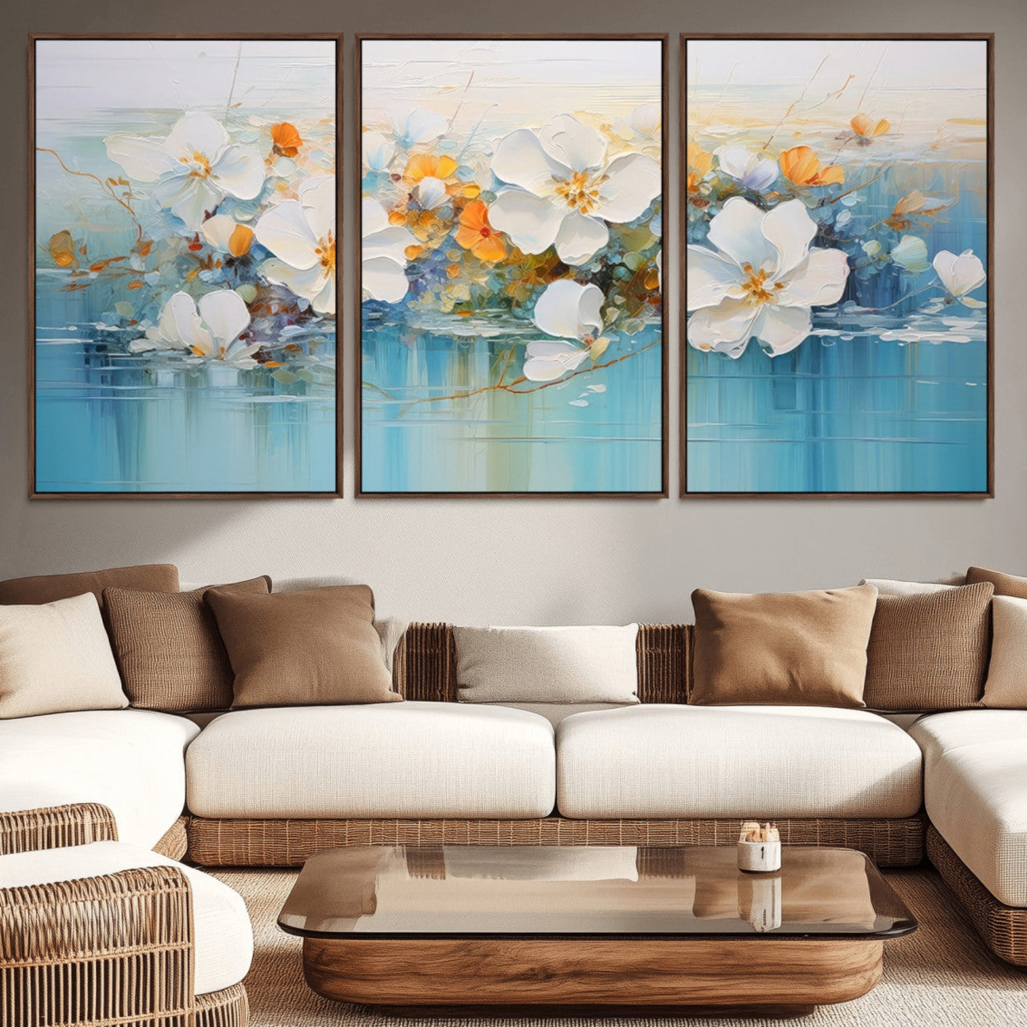 18865-MGV-CV-36X24-Abstract Flower Wall Art Canvas Print