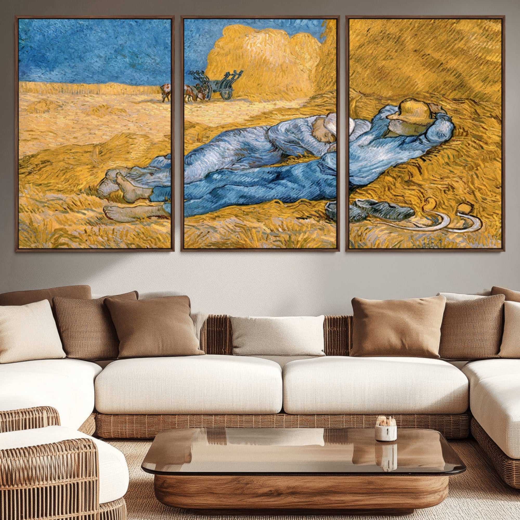 85933-MGV-CV-36X24-Master Artist Vincent Van Gogh Nature Wilderness Illustrs Fine Art Canvas, Van Gogh Nature