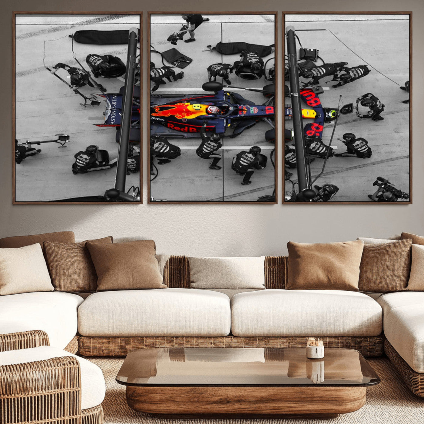 -RedBull Formula 1 Canvas Wall Art Print