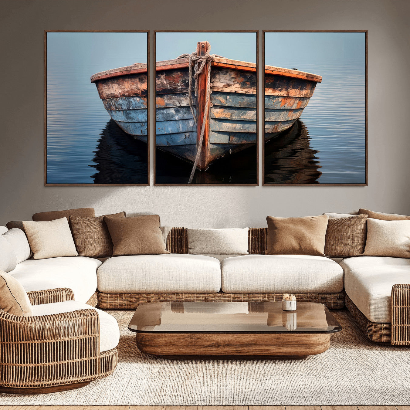 -Stunning Vintage Boat Canvas Print | Nautical Wall