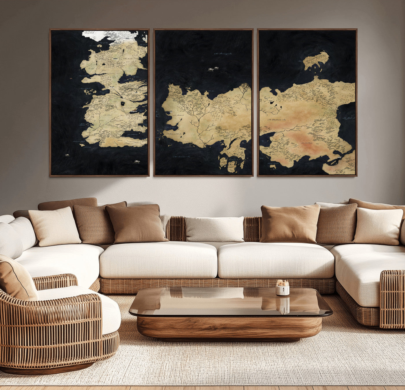 -Push Pin World Map Canvas Print – Travel Tracker Wall Art for Couples, Perfect Anniversary Gift for Home or Office Decor