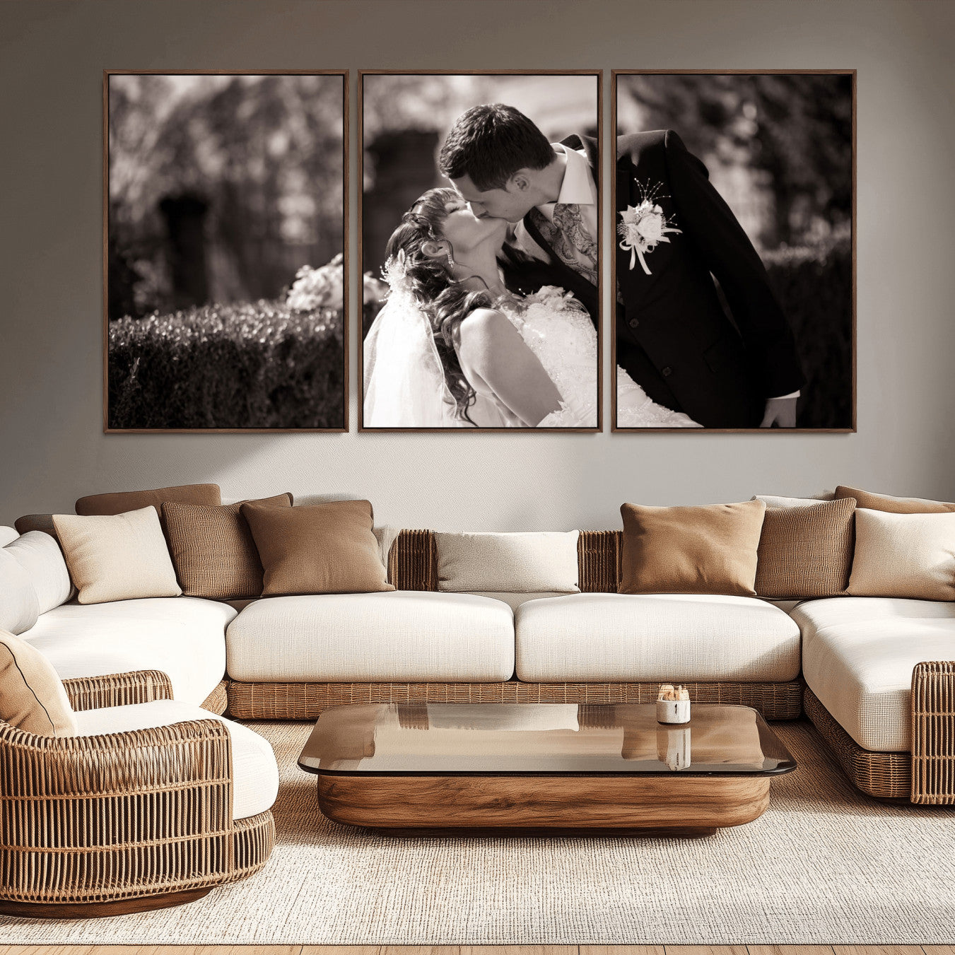 -Create Your Own Photo Canvas Print - Personalized Wall Art for Home Decor Wall Art Print, Create