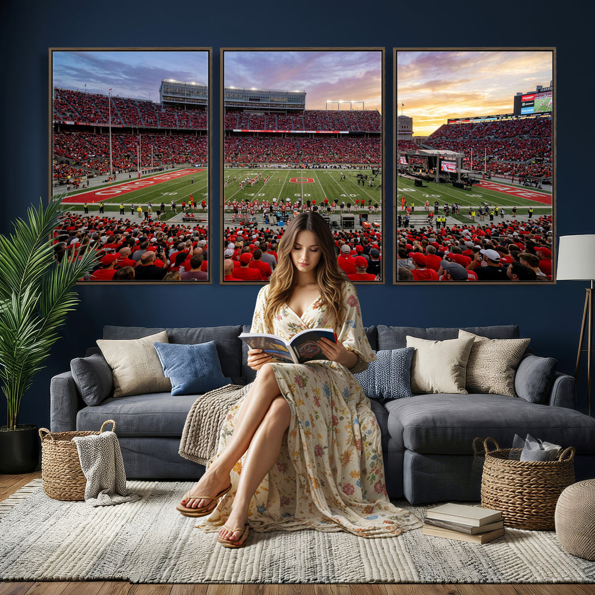 23196993-MGV-CV-36X24 - Stadium Wall Art Canvas Print