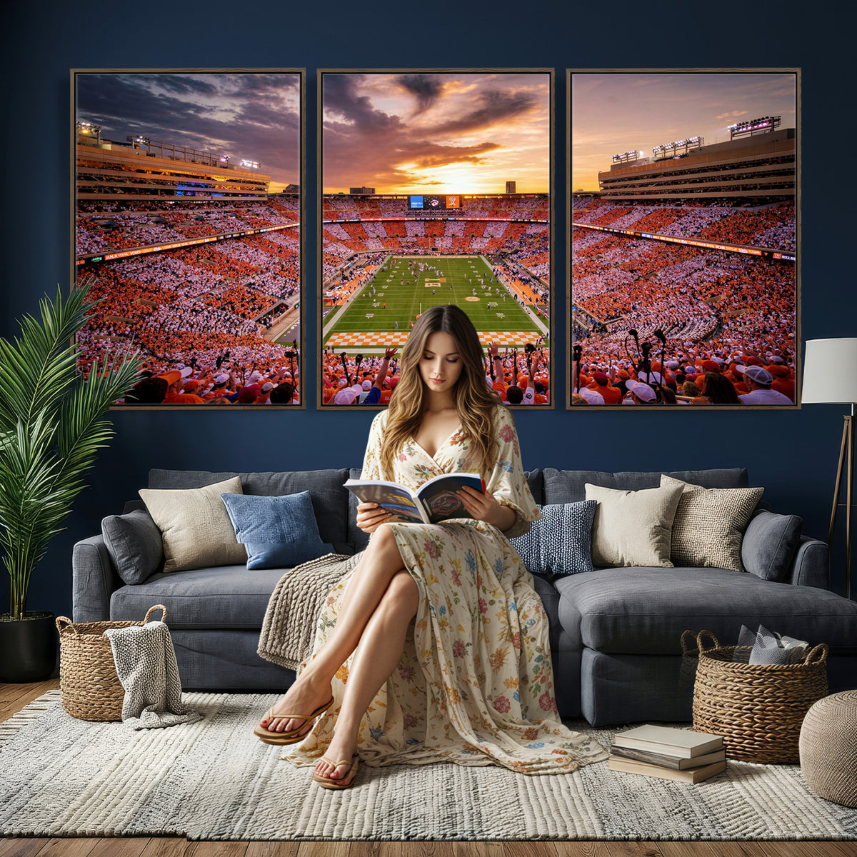 68184875-MGV-CV-36X24 - Stadium Wall Art Canvas Print