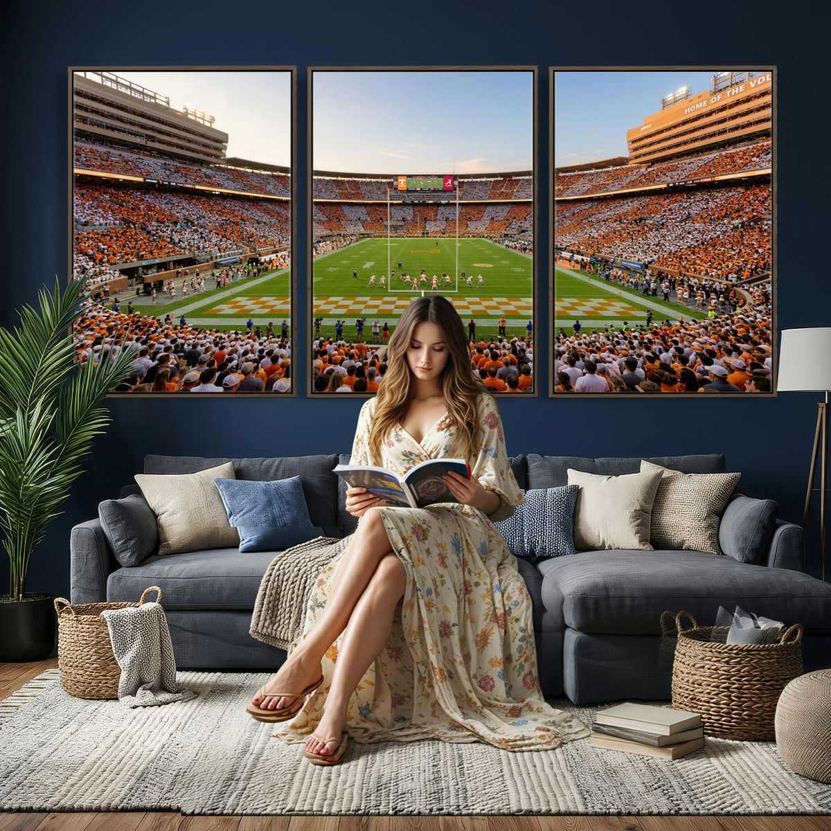 74509135-MGV-CV-36X24 - Stadium Wall Art Canvas Print