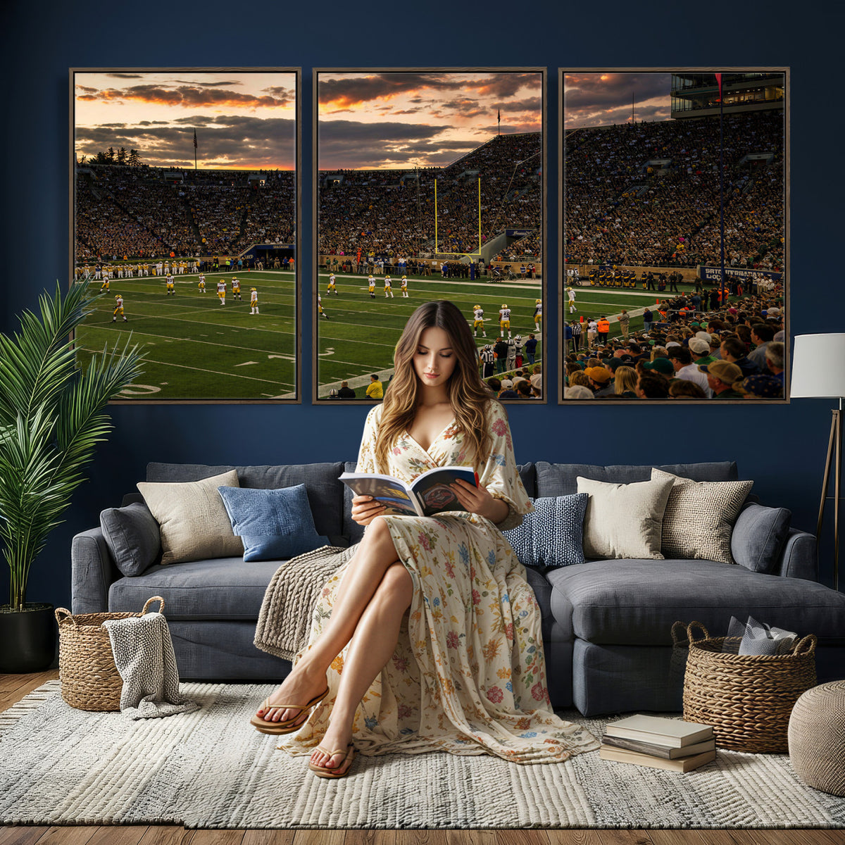 17703678-MGV-CV-36X24 - Stadium Wall Art Canvas Print