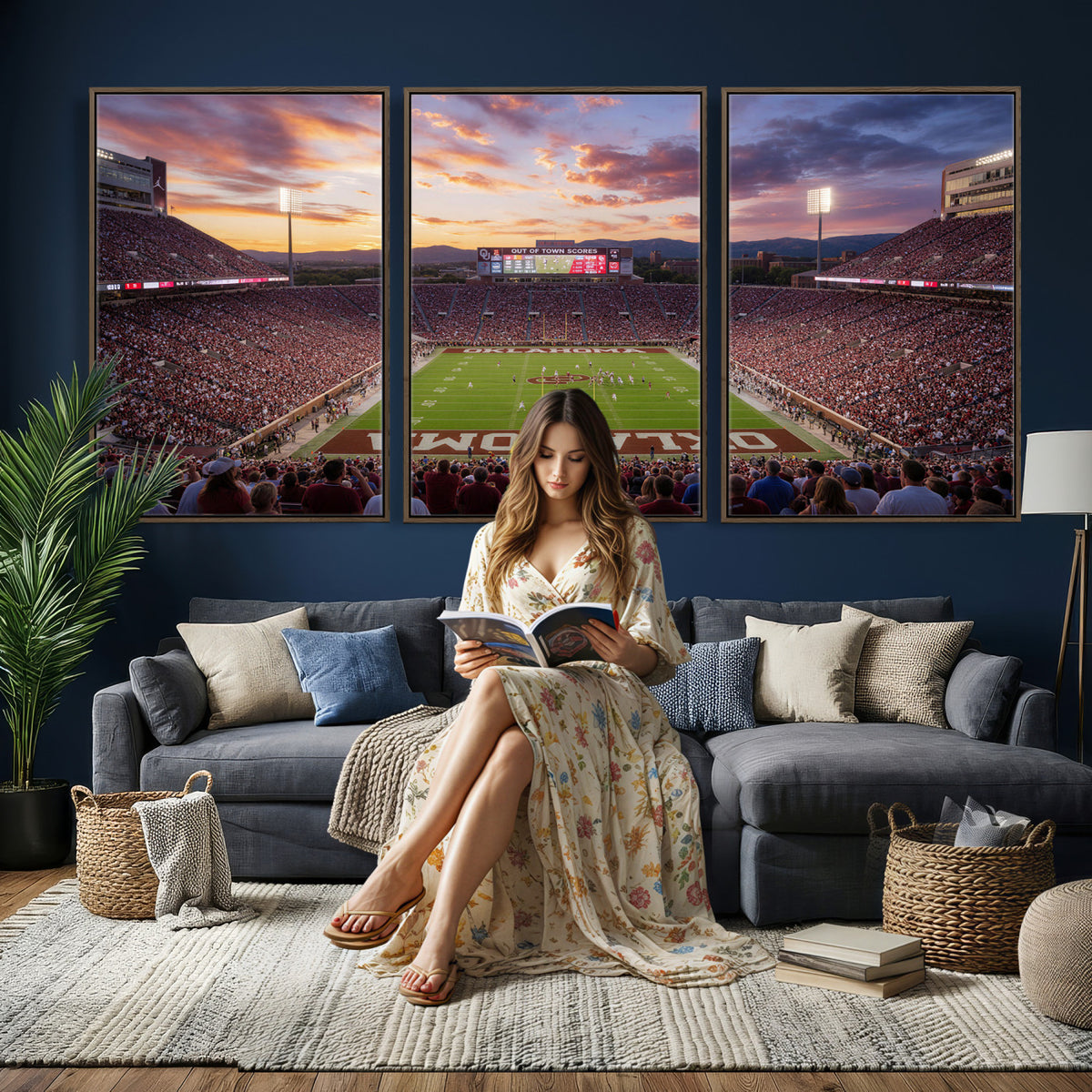 18509931-MGV-CV-36X24 - Stadium Wall Art Canvas Print