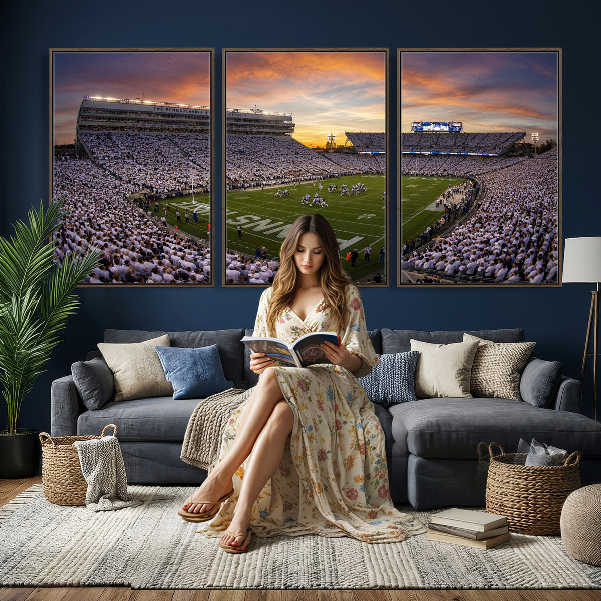 37485833-MGV-CV-36X24 - Stadium Wall Art Canvas Print
