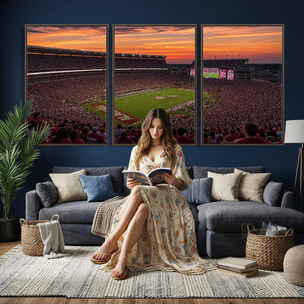91782096-MGV-CV-36X24 - Stadium Wall Art Canvas Print