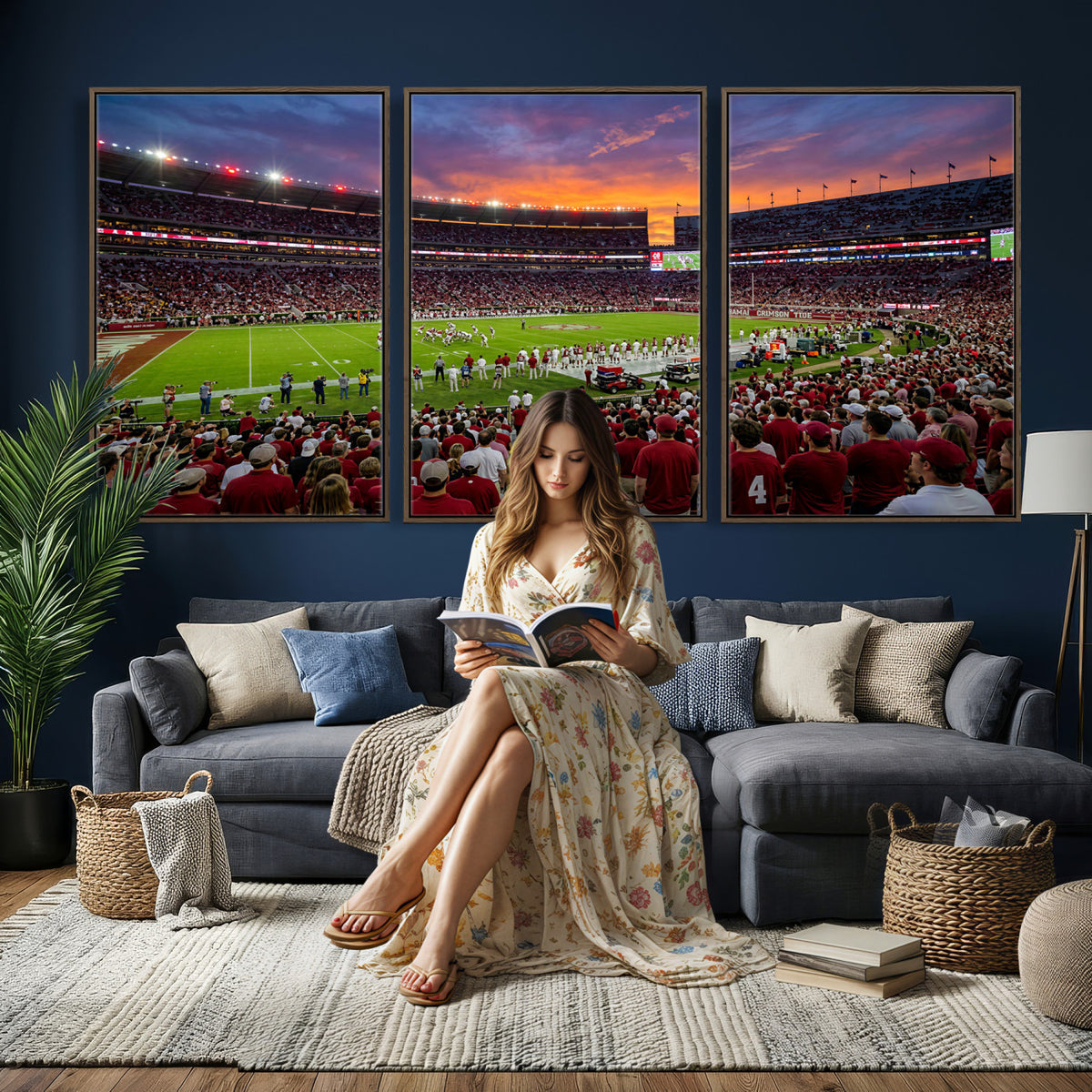 47822048-MGV-CV-36X24 - Stadium Wall Art Canvas Print