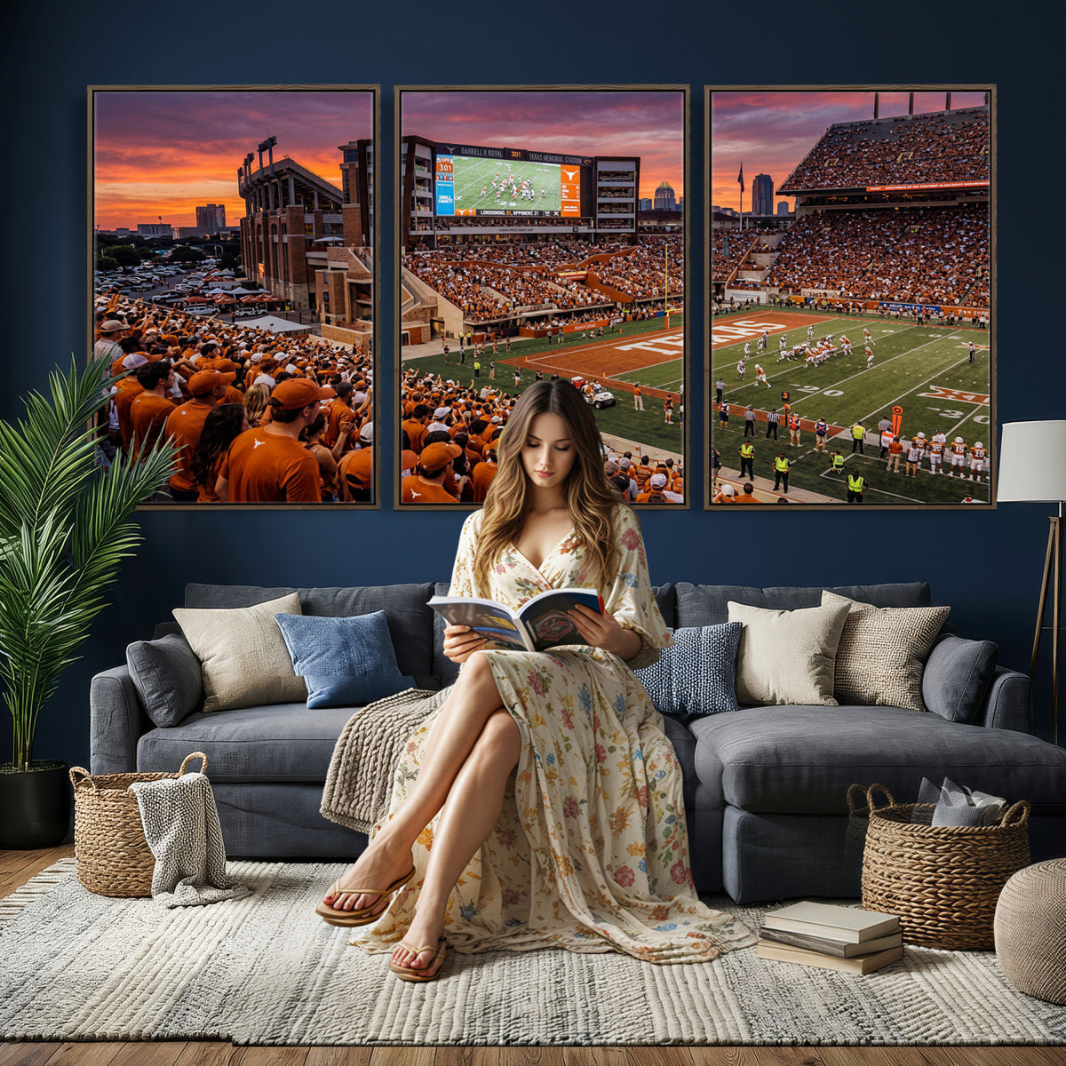 23743181-MGV-CV-36X24 - Stadium Wall Art Canvas Print