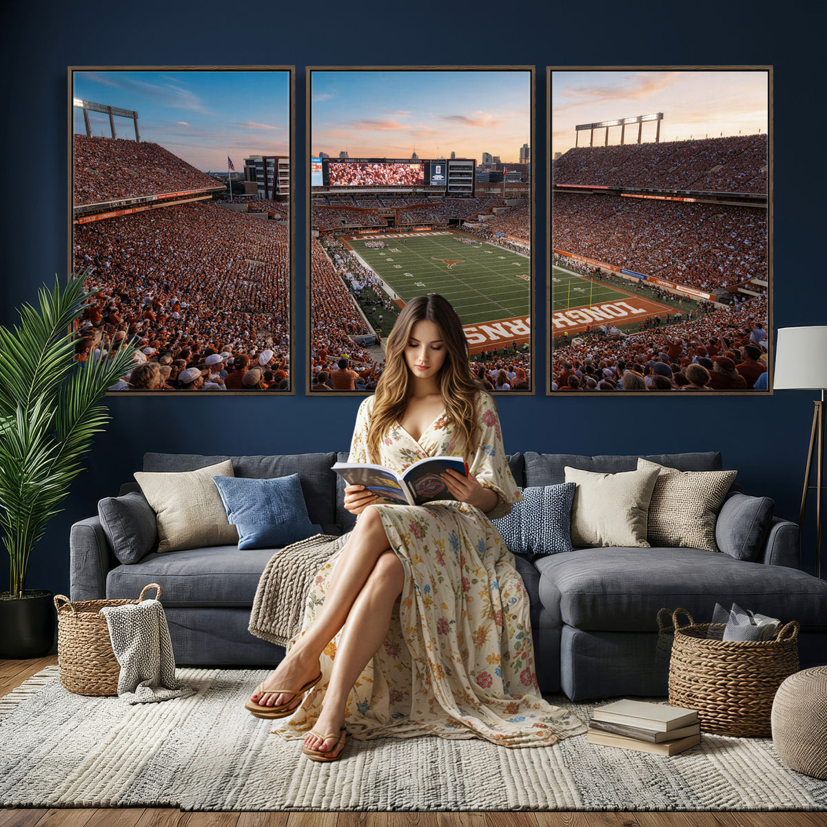 41187139-MGV-CV-36X24 - Stadium Wall Art Canvas Print