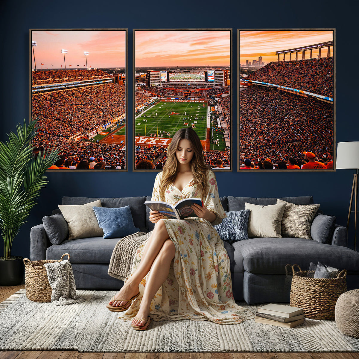 24606043-MGV-CV-36X24 - Stadium Wall Art Canvas Print