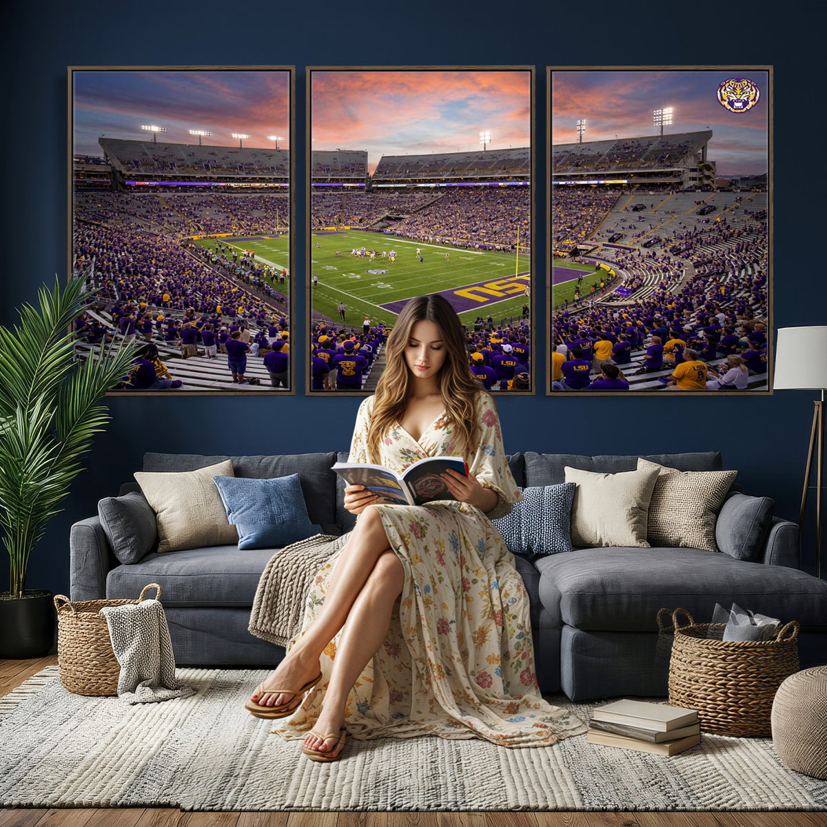 20281385-MGV-CV-36X24 - Stadium Wall Art Canvas Print