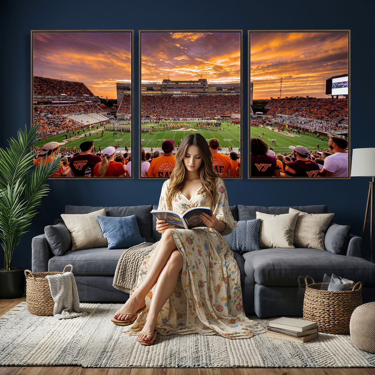 25873880-MGV-CV-36X24 - Stadium Wall Art Canvas Print