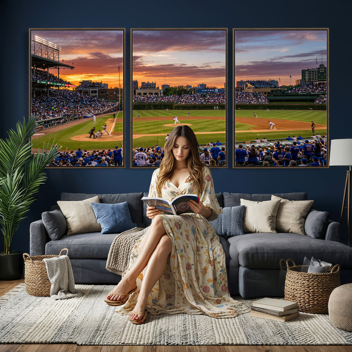 71103551-MGV-CV-36X24 - Stadium Wall Art Canvas Print